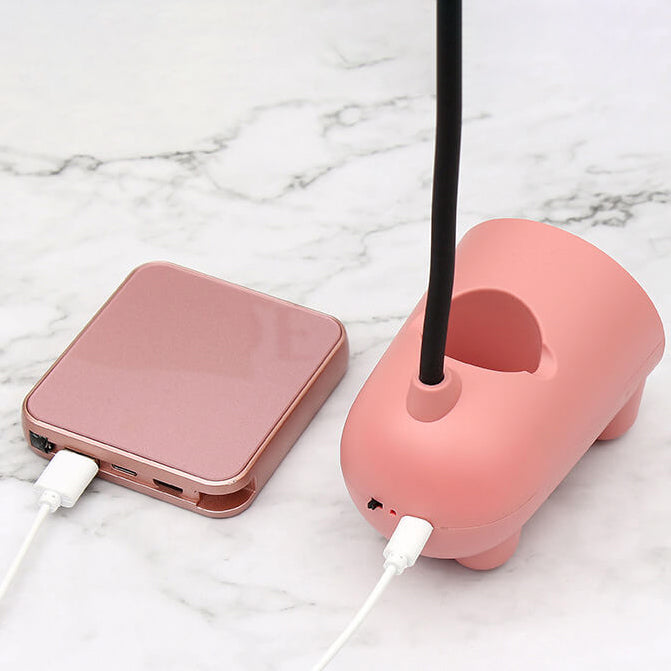 Modern LED Desk Lamp with Pen Holder and Touch Control