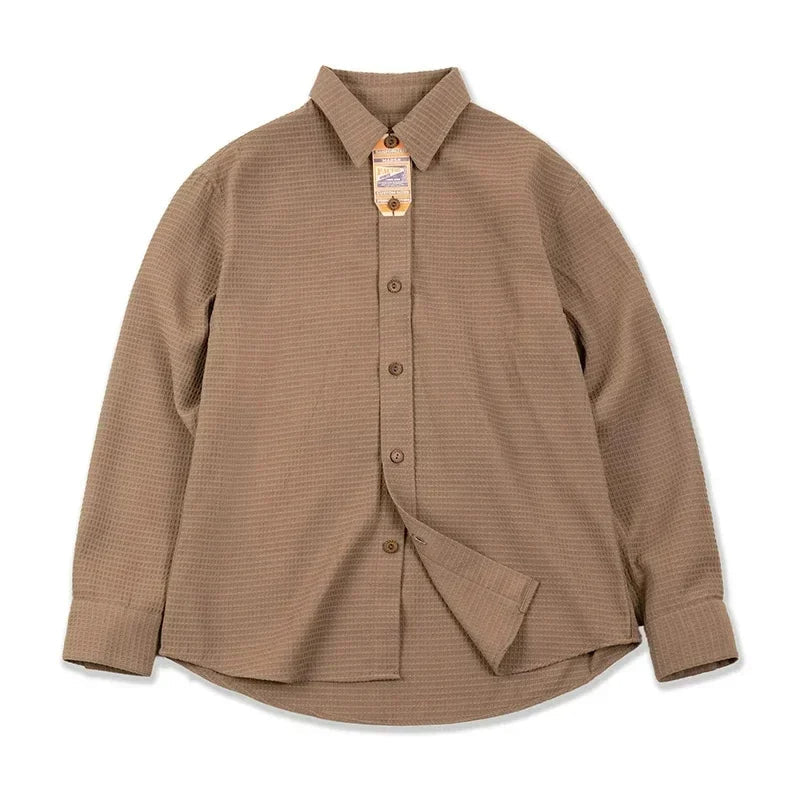 Timeless Stand Collar Shirt for Effortless Style