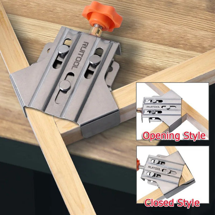 CornerClamps™ - 4-Piece Stainless Steel Angle Clamps Set