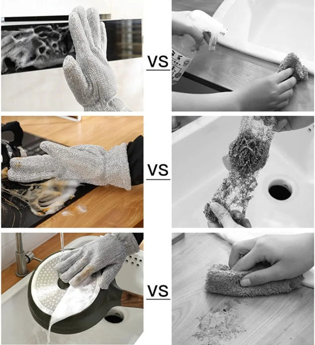 CleanGuard™ - Waterproof Aluminum Dishwashing Gloves