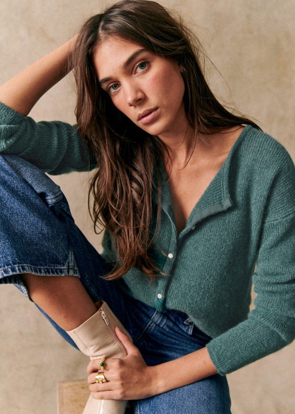 Heritage Cozy Knit Cardigan Sweater