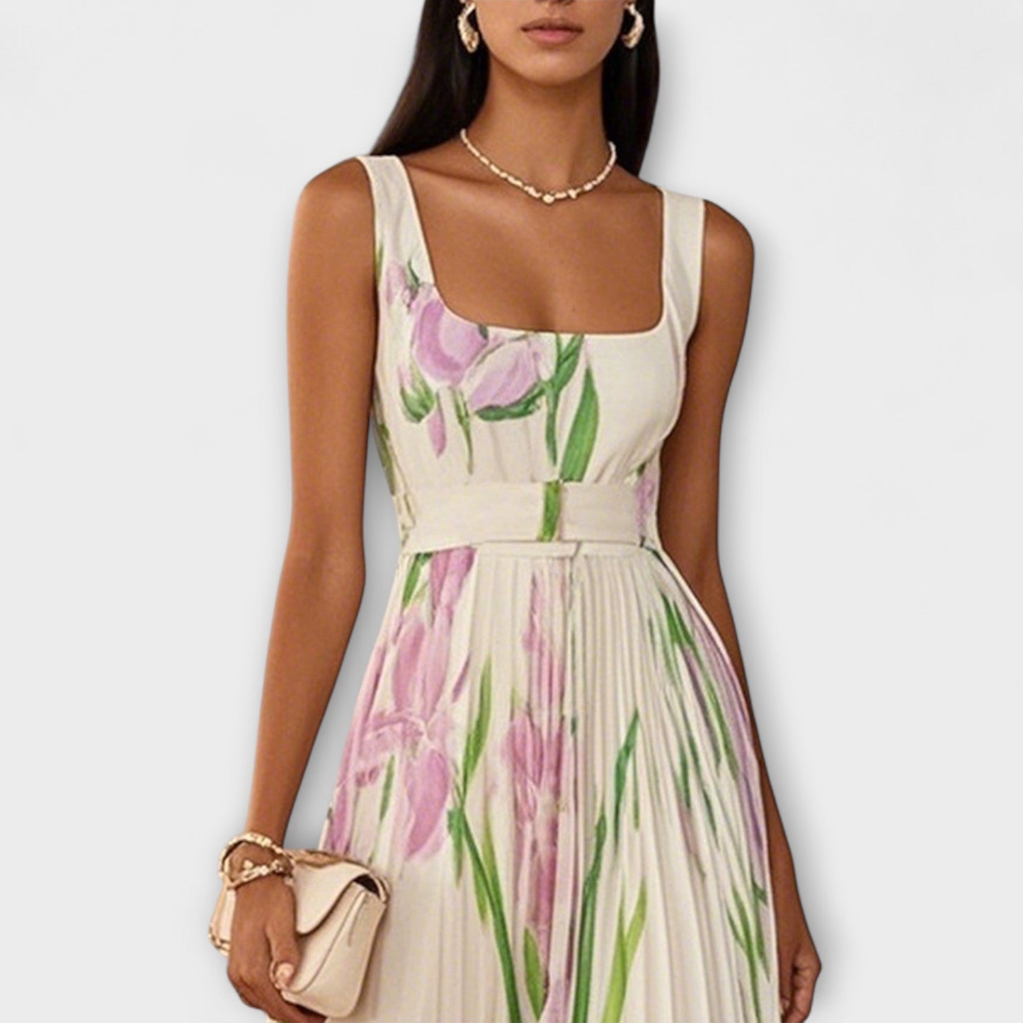 Flowy Chiffon Maxi Dress