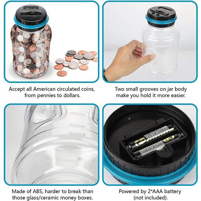 CoinBuddy™ - Fun Interactive Piggy Bank for Kids Saving Game