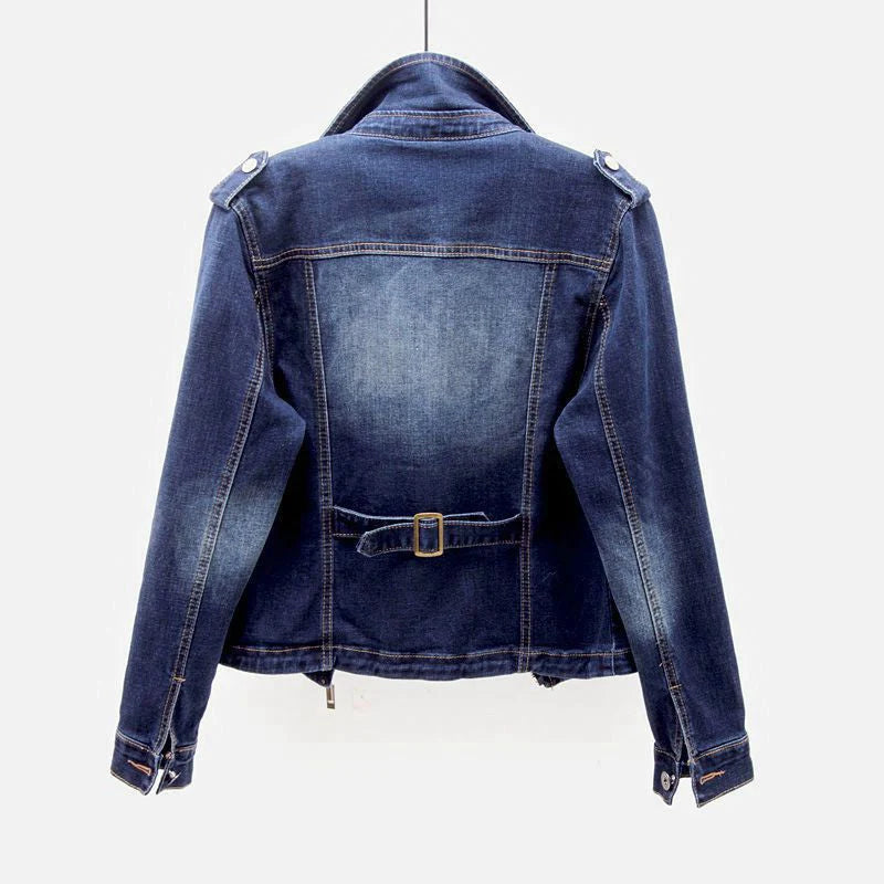 Classic Denim Jacket with Timeless Fusion Style