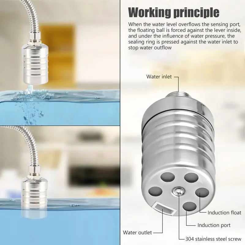 AutoFlow™ - Stainless Steel Mini Float Valve for Water Control