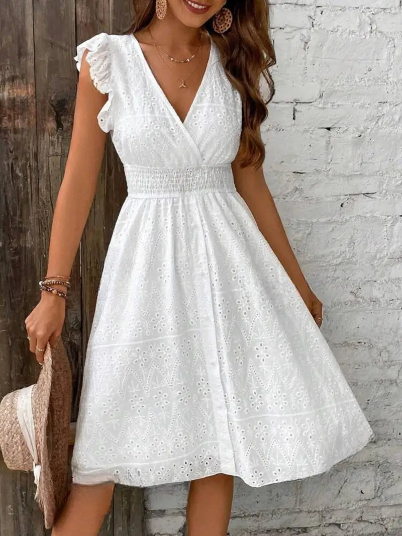 Flutter Sleeve Dress