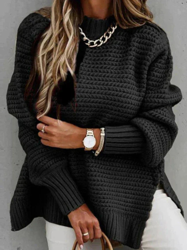 Cozy Knitted Sweater with Elegant Fit