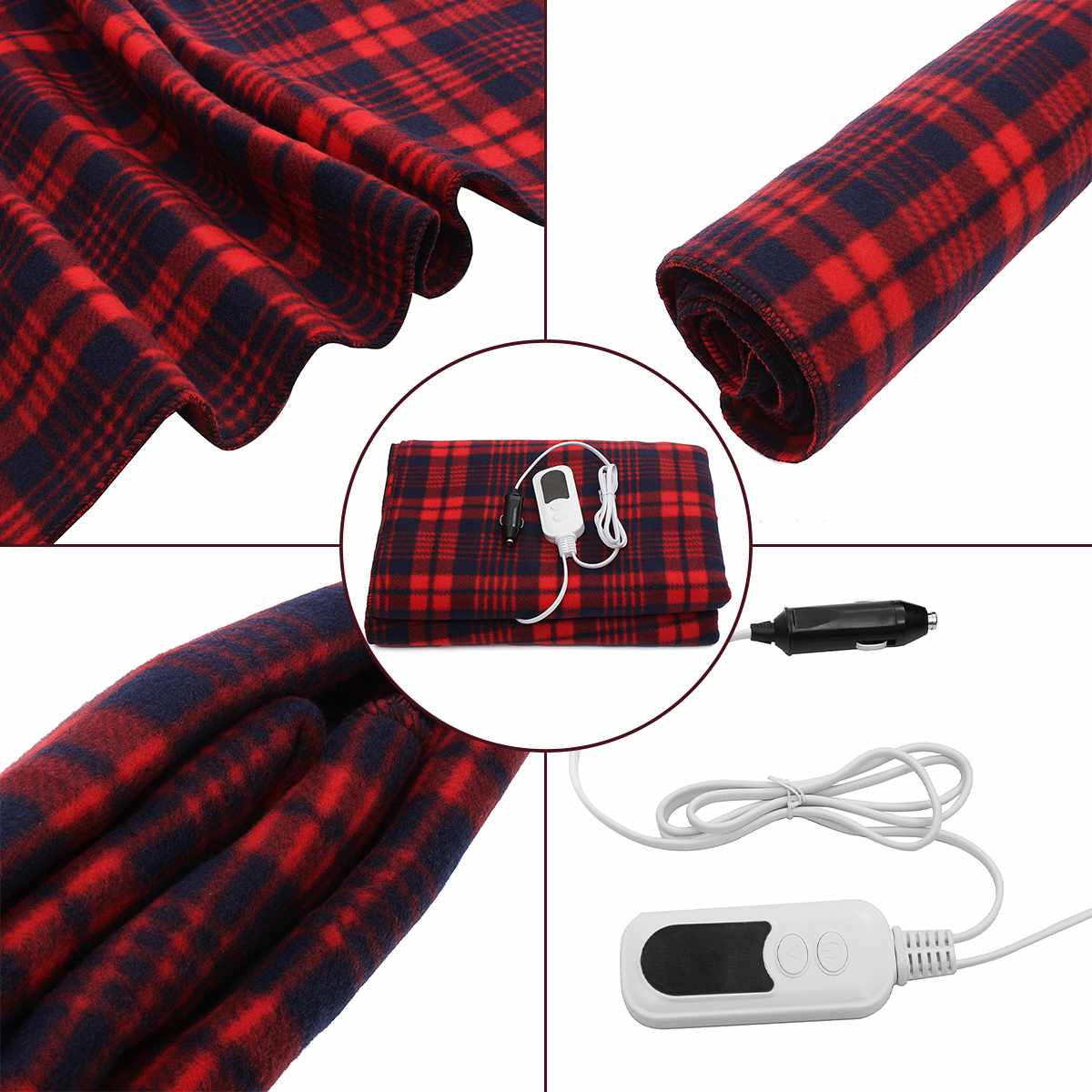 CozyDrive™ - Electric Heated Car Blanket for Winter Comfort