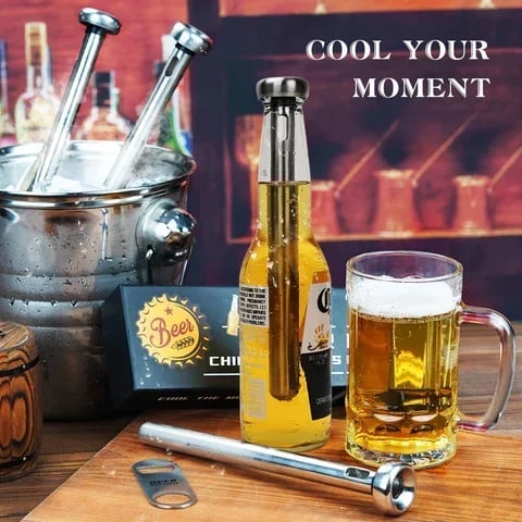 BierWand™ - Stainless Steel Beer Chiller Stick for Cool Brews
