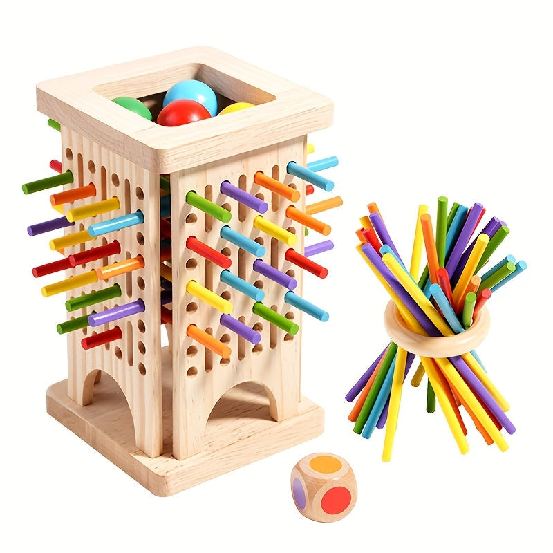 Milo's Magic Tower – Three-in-One Wooden Game Set