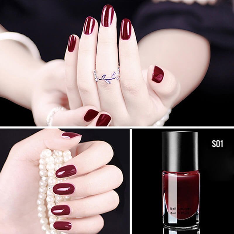 Salon-Perfect Glossy Nails Kit for Quick Manicures