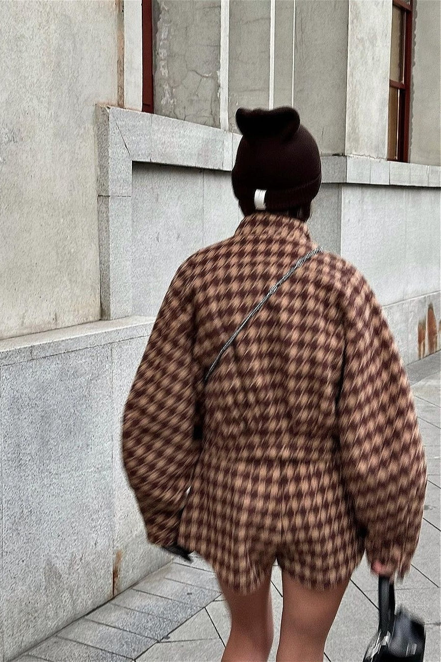 Vintage Houndstooth Two-Piece Set