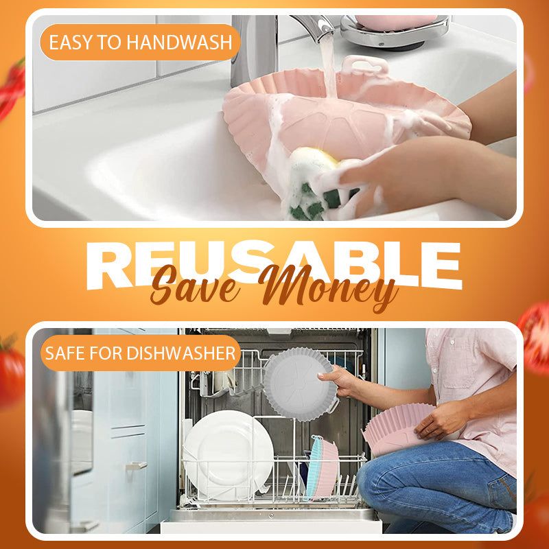 SiliconeEase™ Non-Stick Baking Tray for Oven & Air Fryer