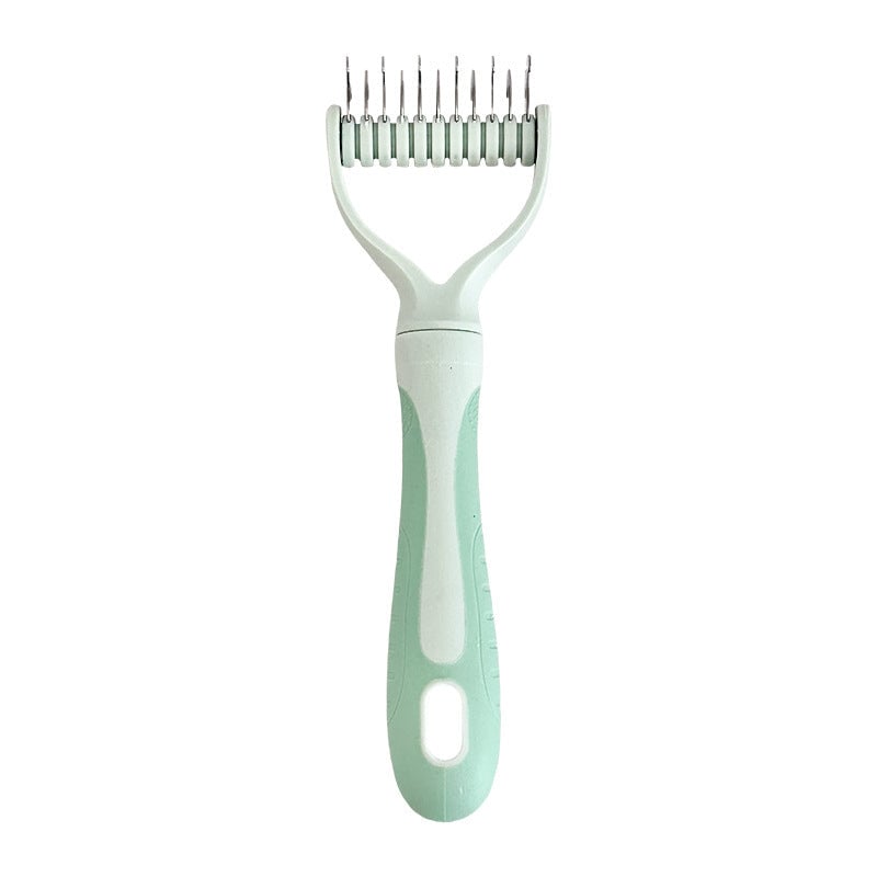 Durable Stainless Steel Detangling and Fur Care Comb