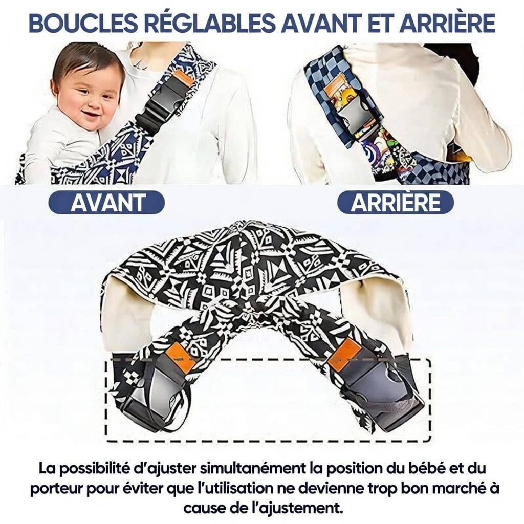 CuddleFlex - Effortless Hands-Free Baby Carrying Comfort & Security