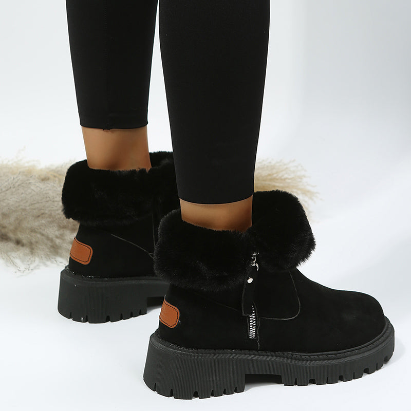 Cozy Suede Winter Boots