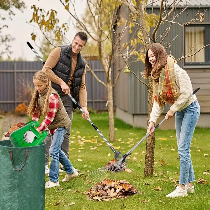 Versatile Lightweight Garden Rake for Yard and Lawn Care