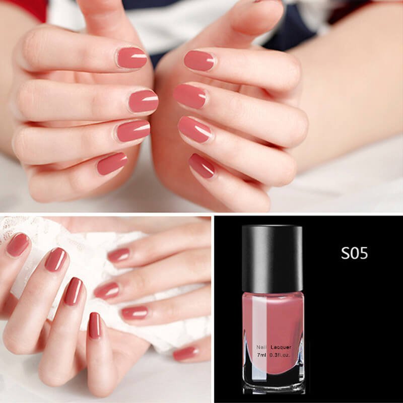 Salon-Perfect Glossy Nails Kit for Quick Manicures