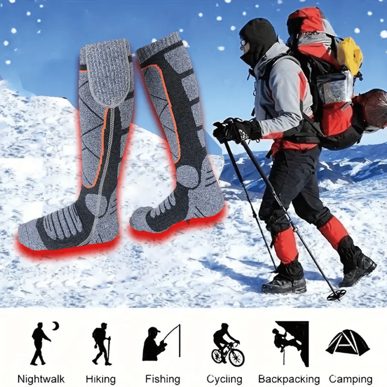 Nolan™ - Rechargeable Heated Socks for All-Day Warmth