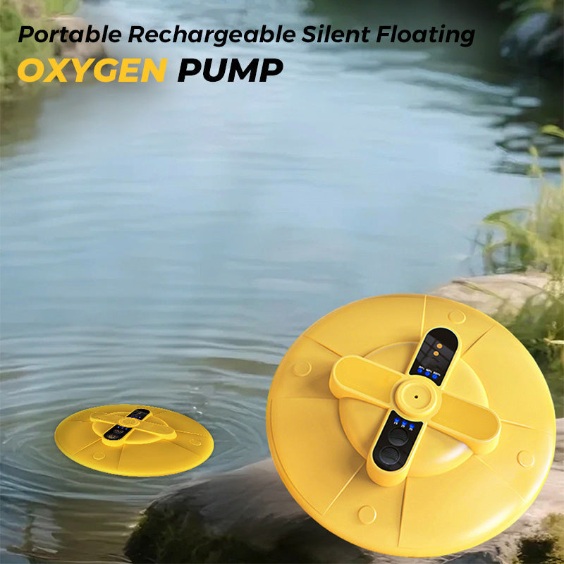 OxyFlow™ - Portable Quiet Oxygen Pump for Aquariums & Ponds