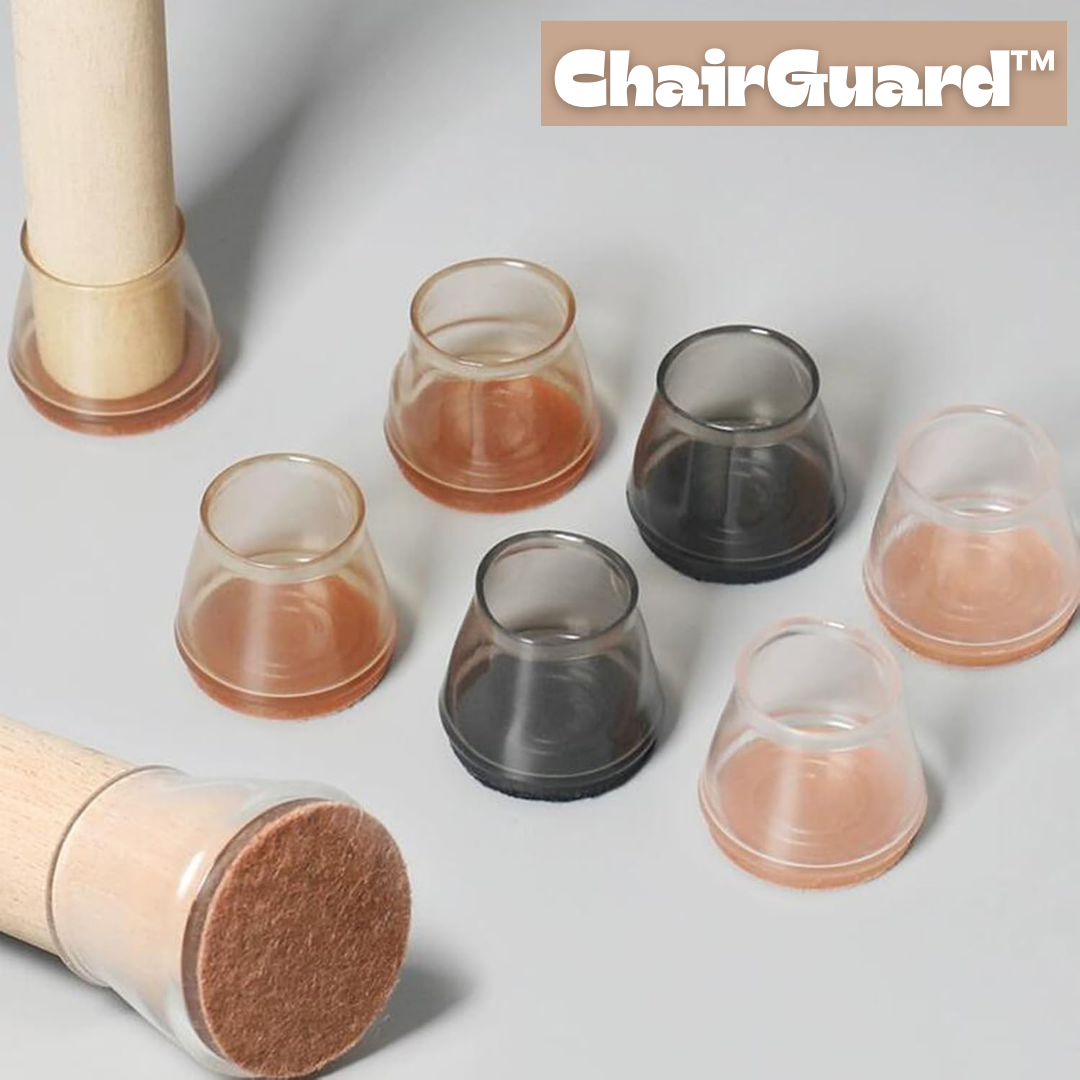 ChairGuard™ - Silicone Chair Leg Caps for Floor Protection