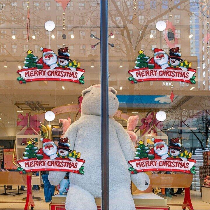 1+1 FREE | Festive Christmas Window Hanging Lights for Holiday Decor