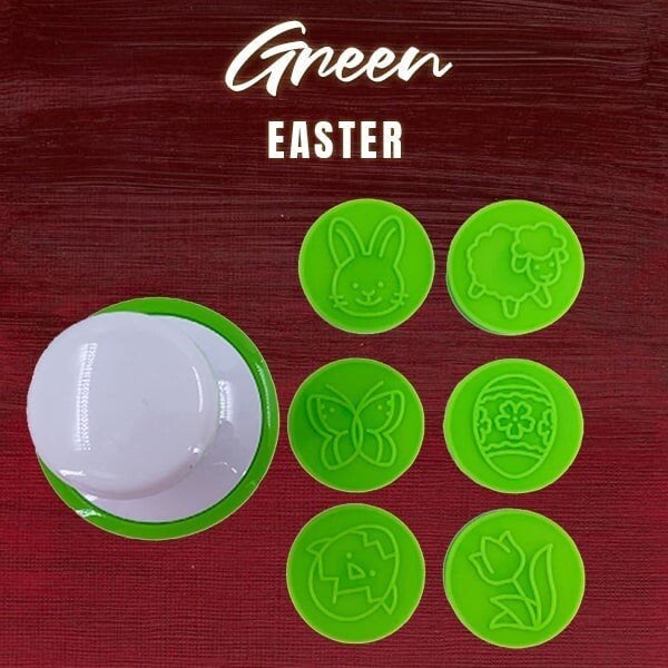 CookieArt™ - Non-Stick Cookie Stamp & Cutter Set for Fun Baking