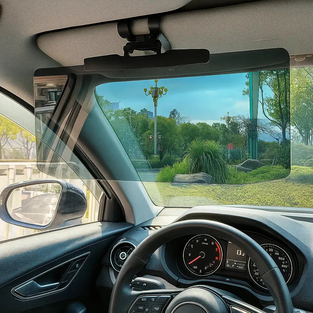 Glare-Free Riding Visor for Sun and Winter Protection