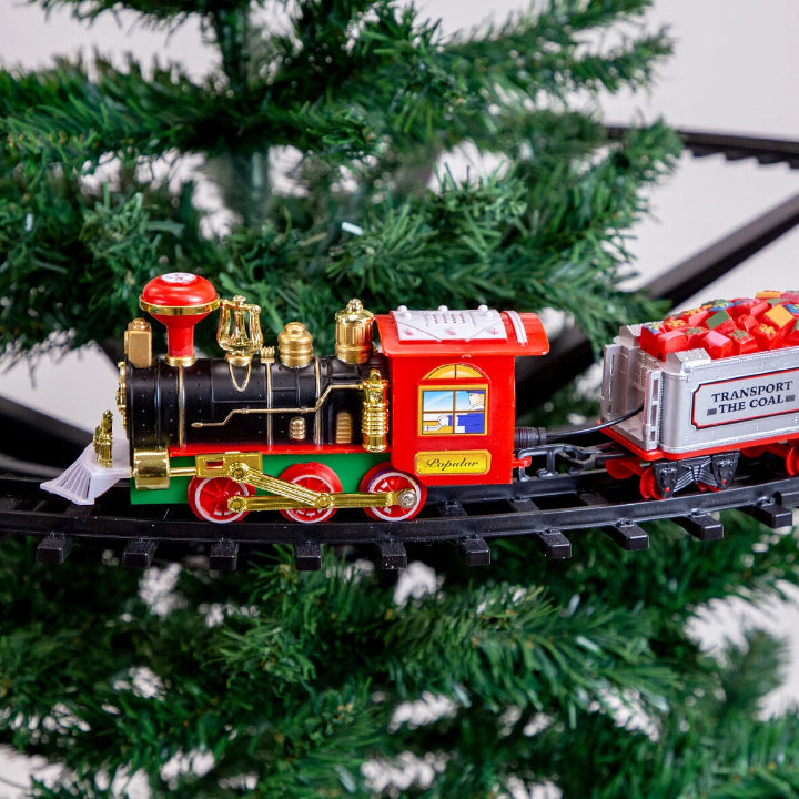 CozyNest™ - Nostalgic Light & Music Christmas Tree Train