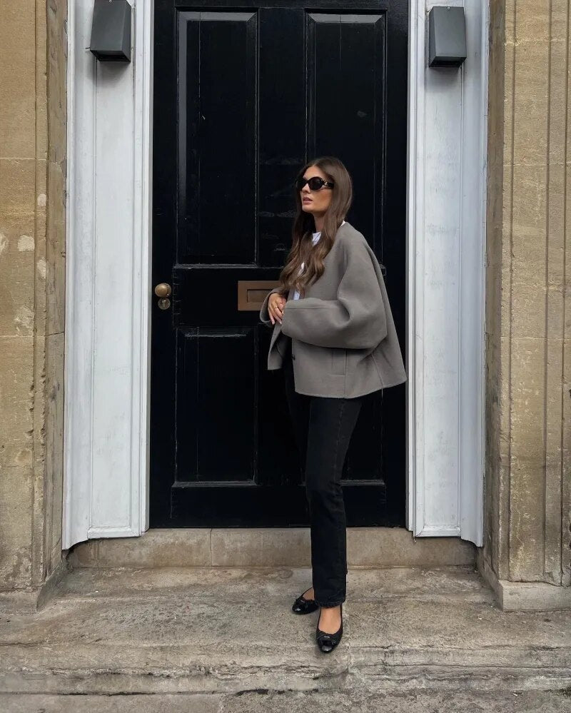 Cozy Wool Blend Winter Coat