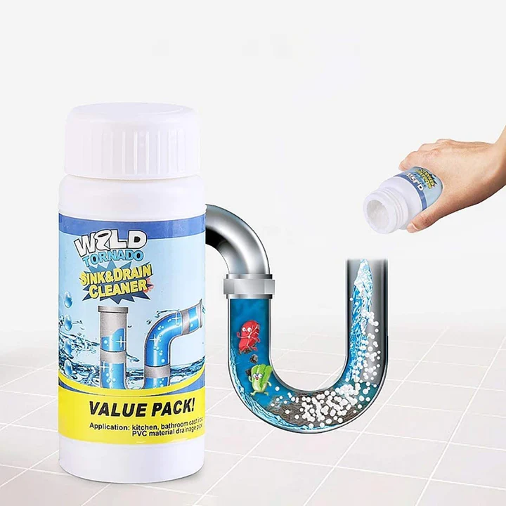 DrainFlow™ - Fast-Acting Drain Cleaning Powder