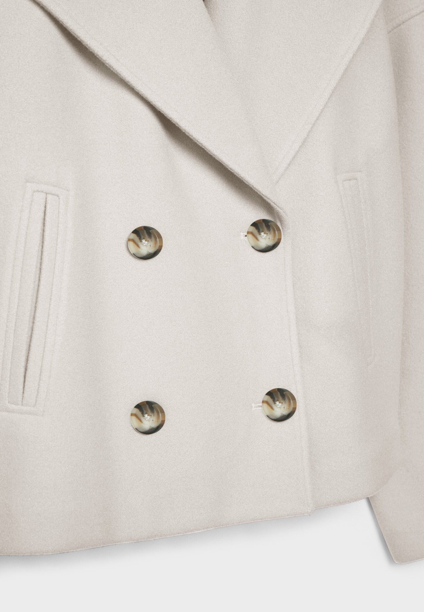 Chic Double-Breasted Short Jacket