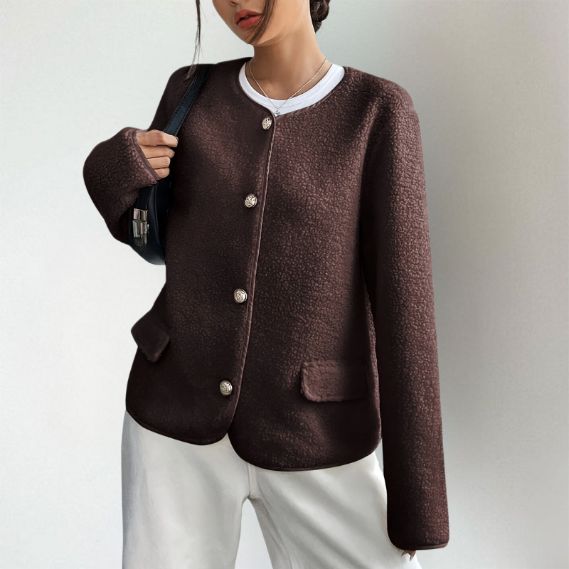 Cozy Knit Open-Front Cardigan Sweater