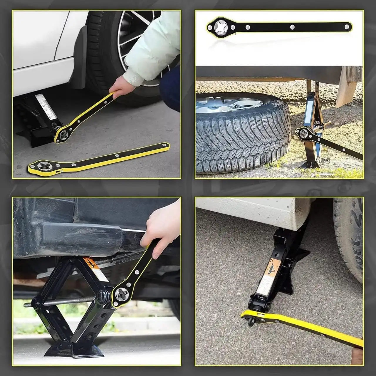 AutoLift™ - Universal Car Jack Ratchet Wrench Kit