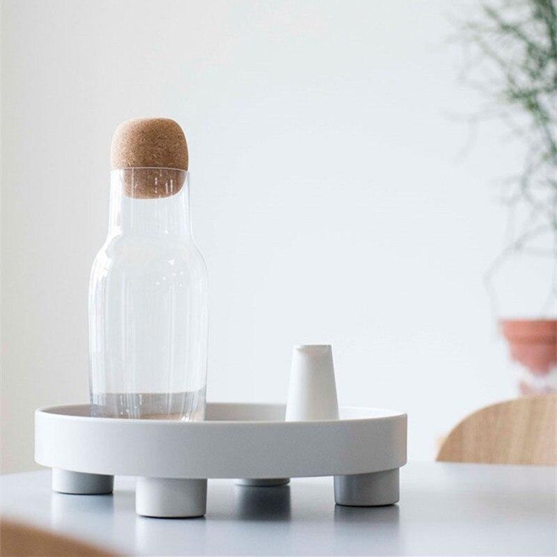 Elegant Wooden Serving Tray for Home Decor and Entertaining