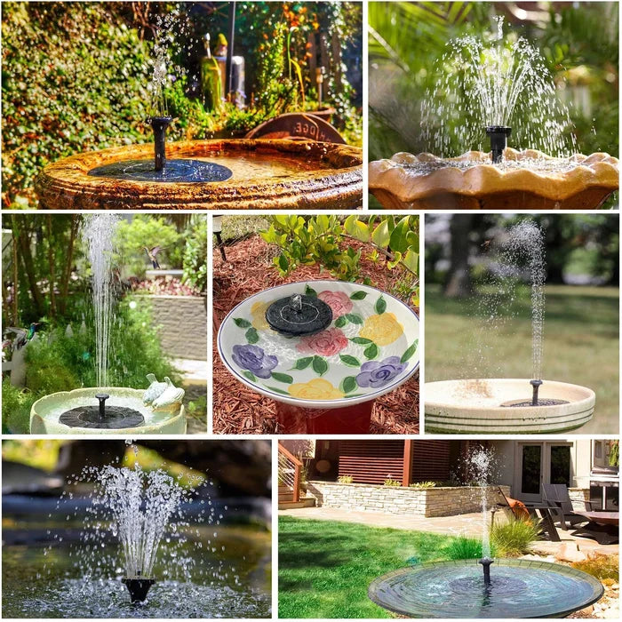 SunLuxe - Instant Solar-Powered Fountain for Effortless Garden Serenity