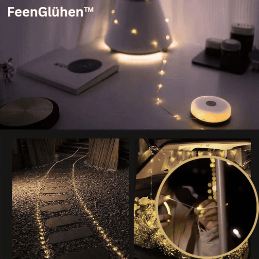 FeenGlühen™ - Portable Fairy LED Light Garland for Ambiance