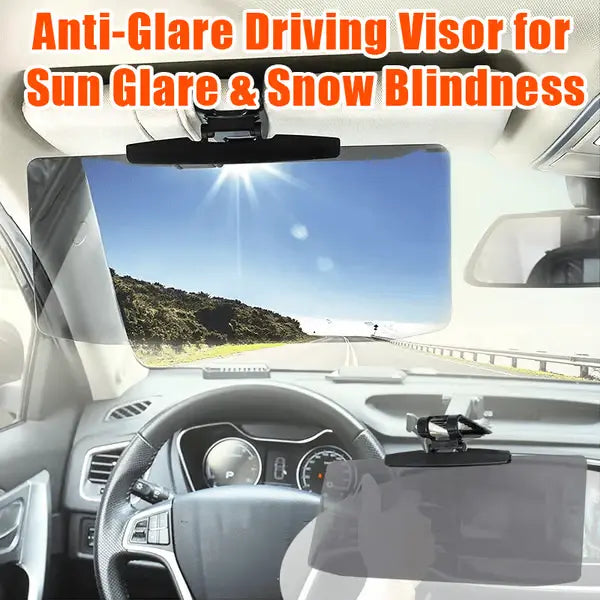 Glare-Free Riding Visor for Sun and Winter Protection