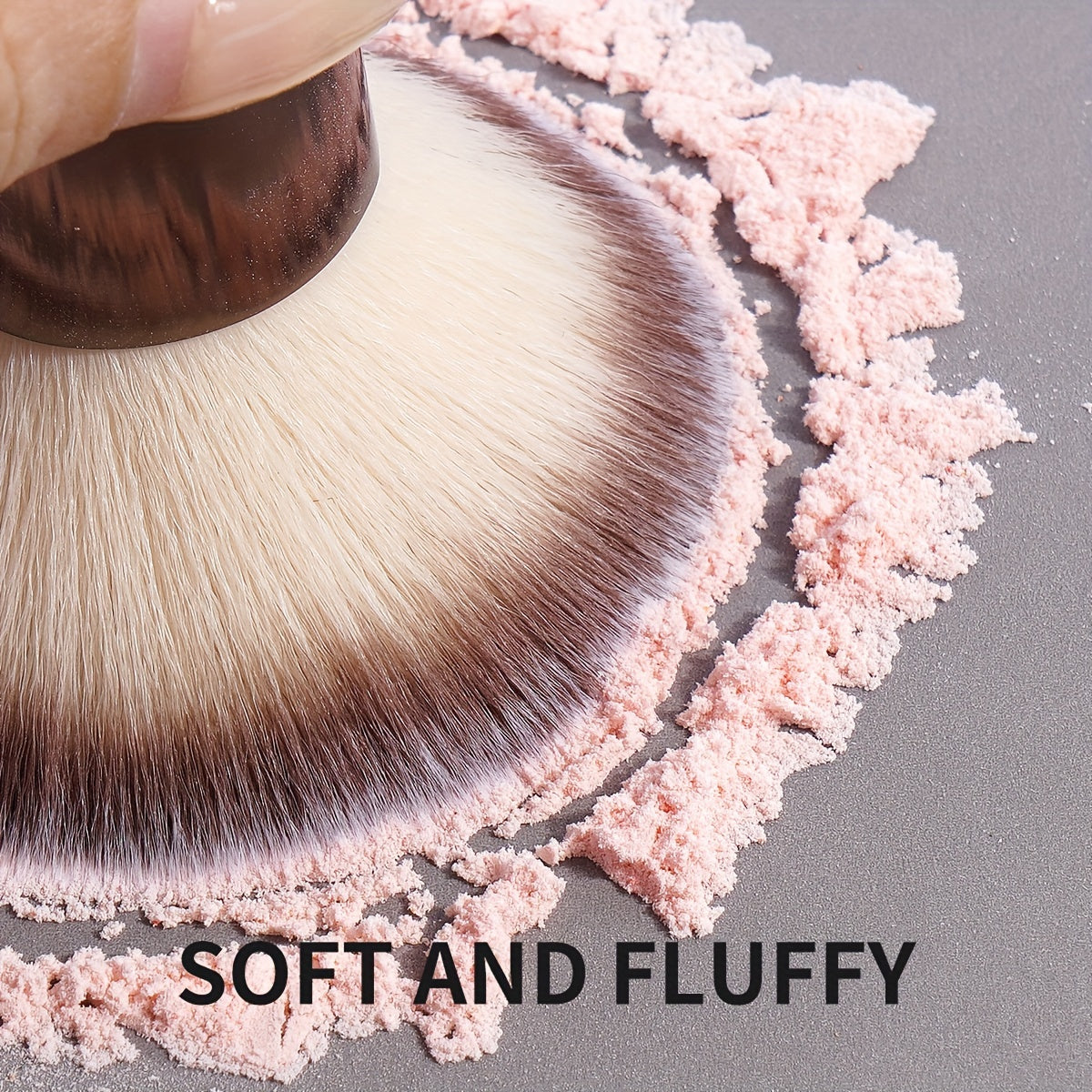 GlowArt™ Kabuki Makeup Brush Set for Flawless Application