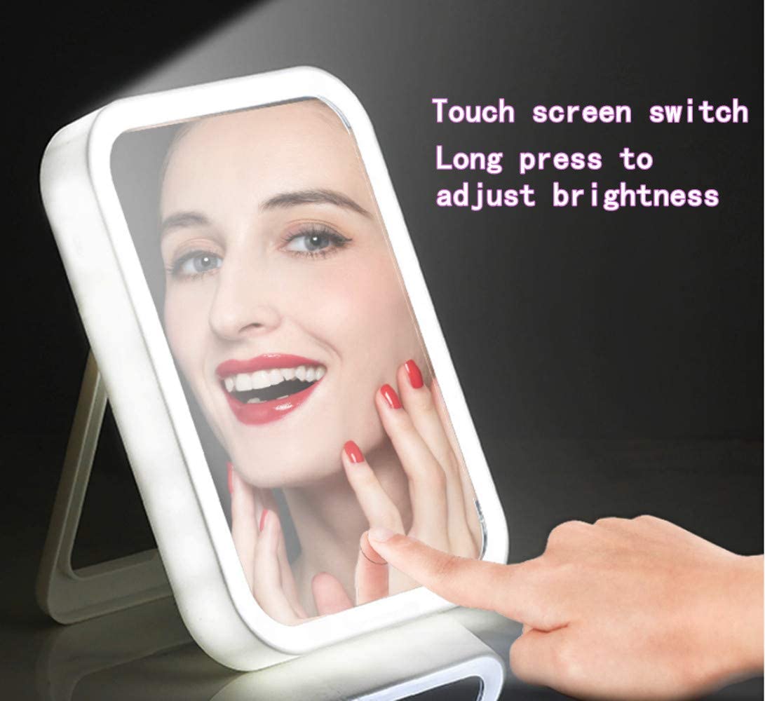 GlamLux™ - LED Smart Makeup Mirror with Adjustable Brightness