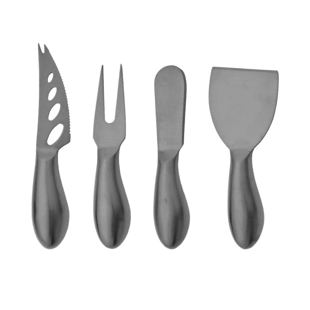 Elegant Stainless Steel Cheese Knife Set for Entertaining