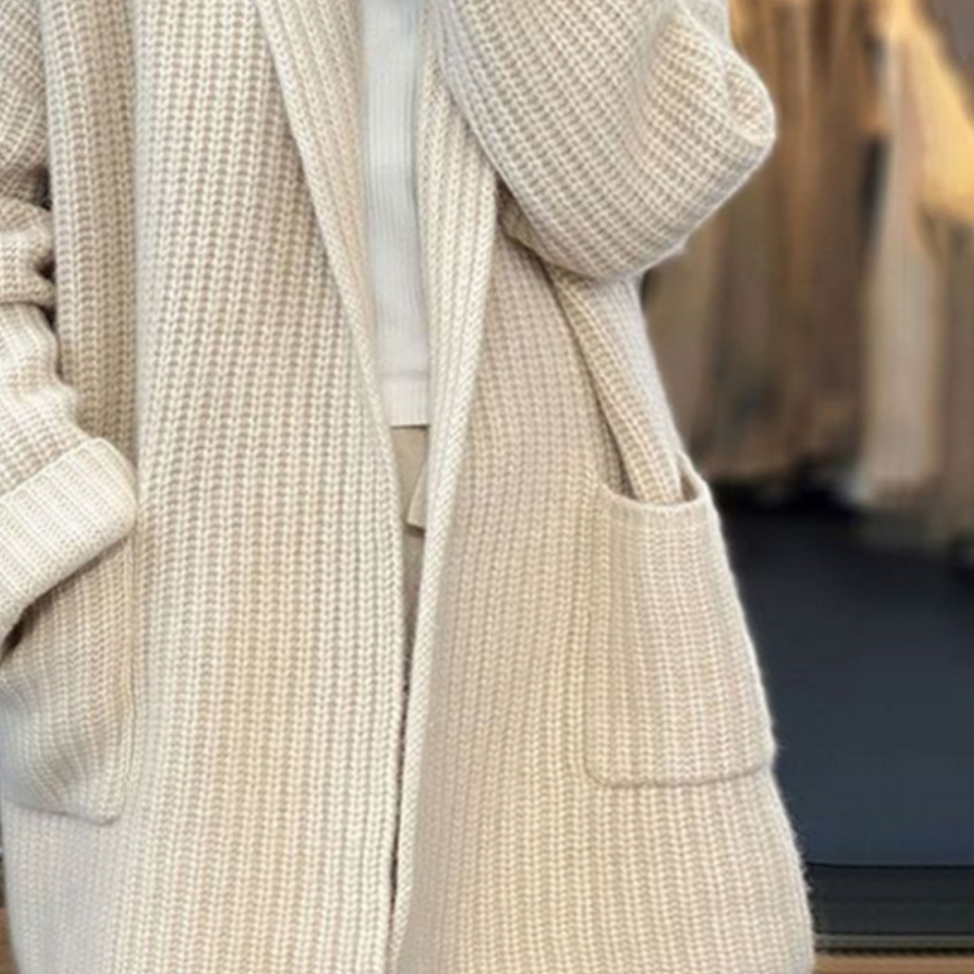 Cozy Wool Blend Cardigan for Women