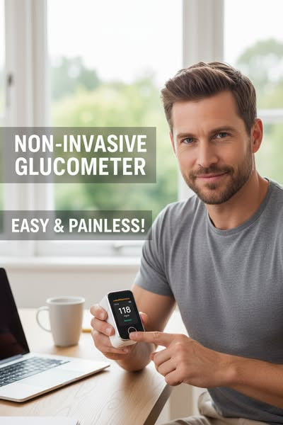 GlucoSnap™ - Painless Blood Sugar Monitor for Easy Testing