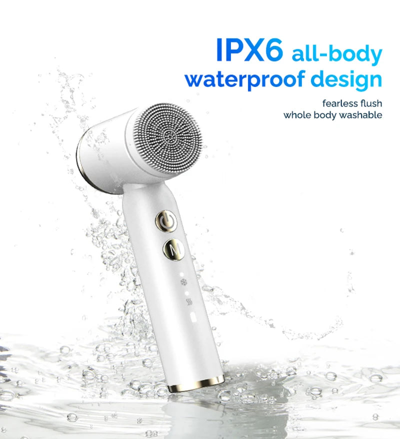 GlowCircle™ 6-in-1 Facial Cleansing Brush for Radiant Skin