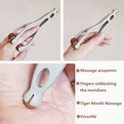 Acupressure Finger Massager – Hand Pain Relief Tool with Bian Stone