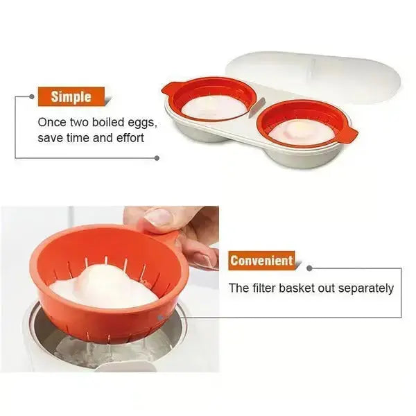 Portable Microwave Egg Cooker for Easy Healthy Breakfasts