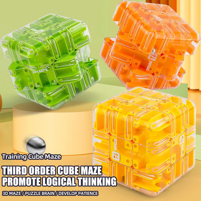 MazeMaster™ - 3D Puzzle Cube Brain Teaser