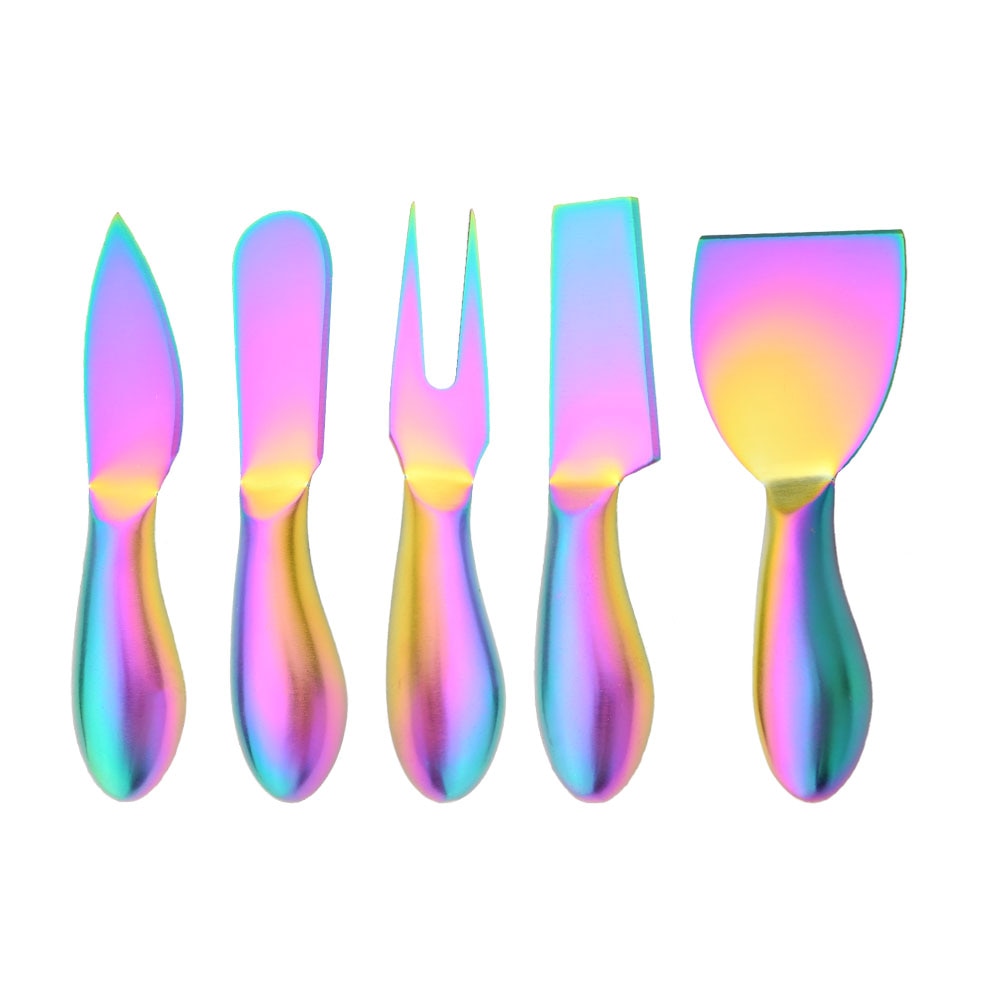 Elegant Stainless Steel Cheese Knife Set for Entertaining