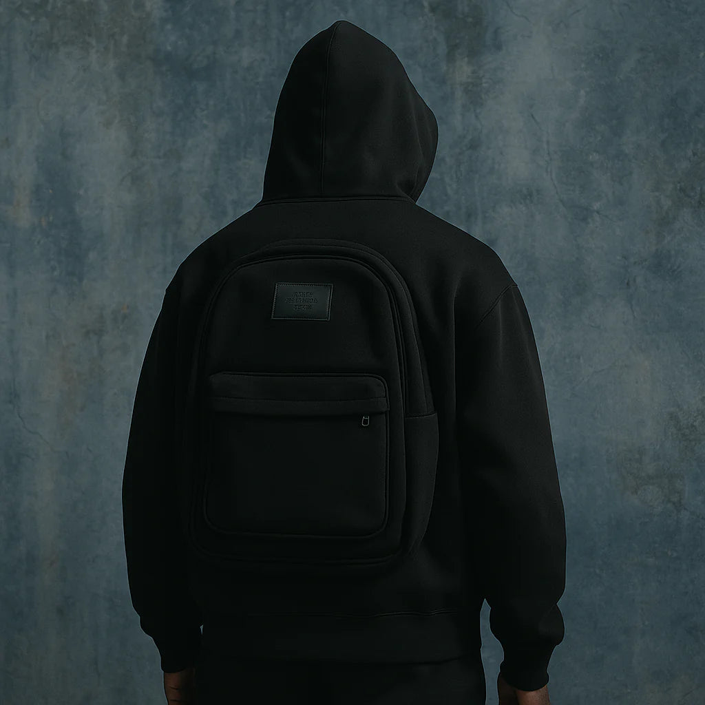 HoodSac™ - Wearable Travel Hoodie with Built-In Storage