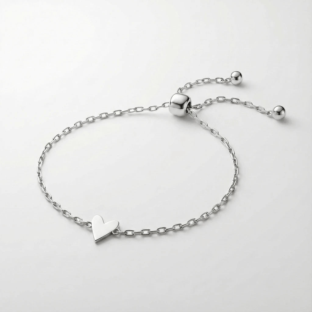 HeartLink - Keep Your Loved One Close with Matching Heart Bracelets